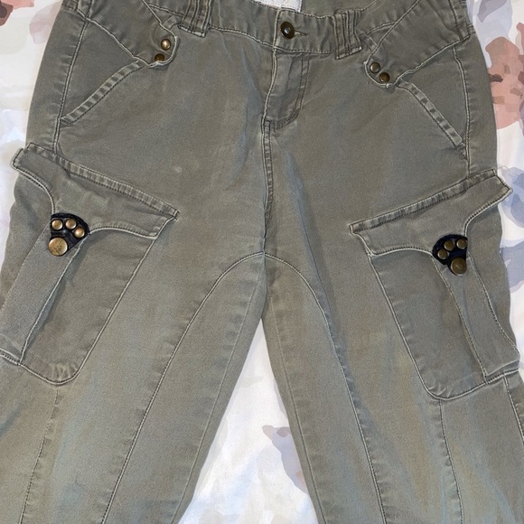 Olive green Cargo pants - Picture 4 of 4